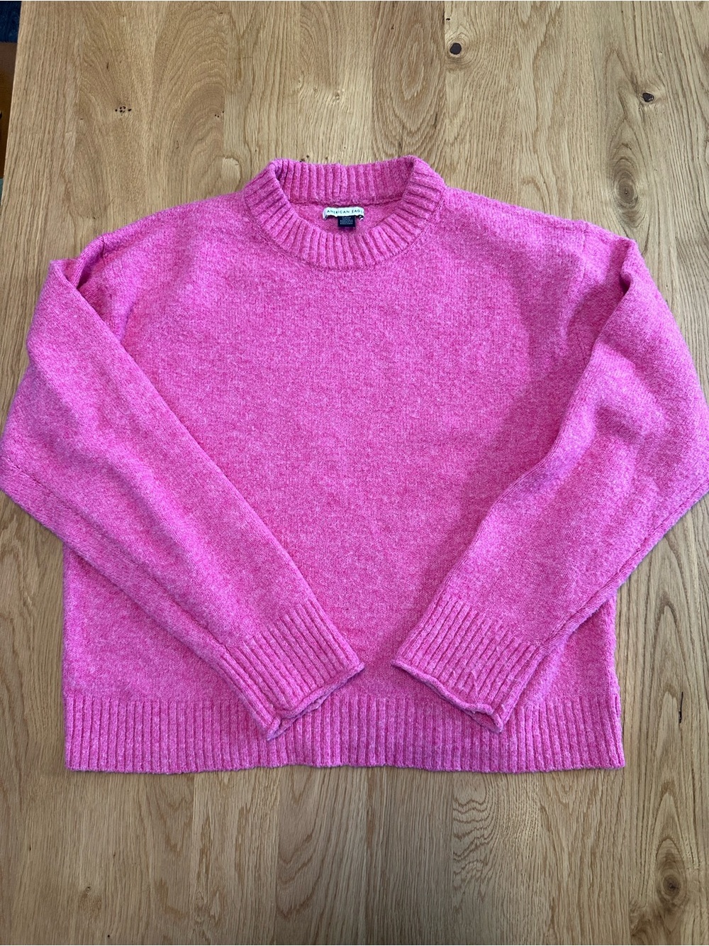 American Eagle Outfitters Pink Crewneck Sweater